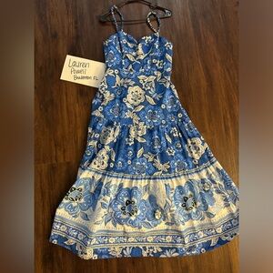 Farm Rio Full of Flowers Midi Dress